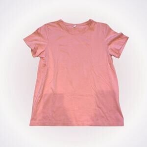 Uniqlo coral salmon pink crewneck t-short short sleeve shirt | Sz S
